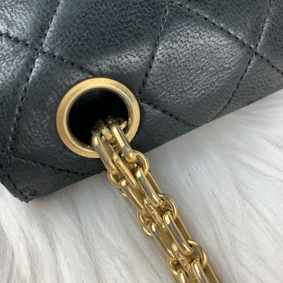 🛑SOLD🛑Chanel vintage double flap CF medium - Picture 13 of 16